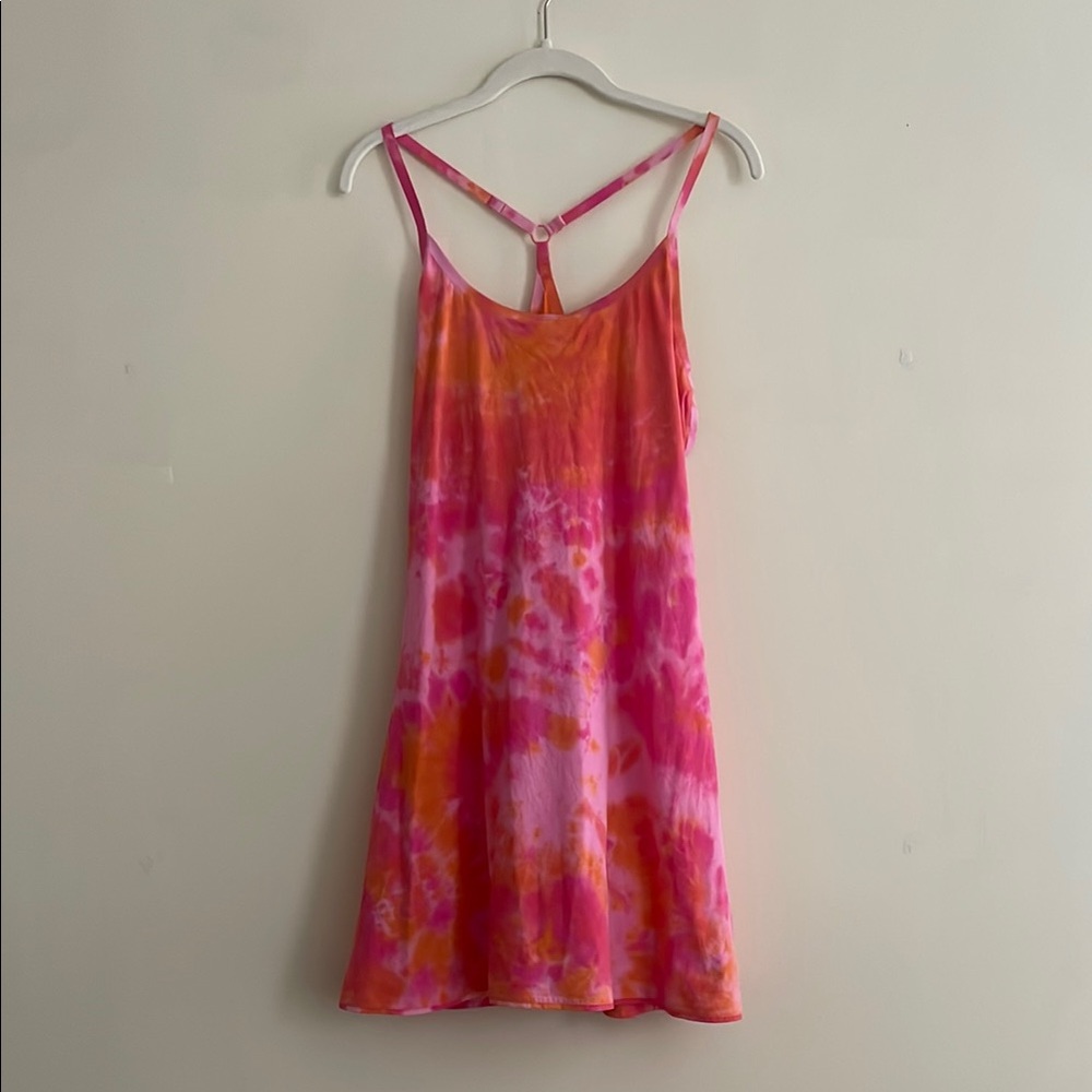Outdoor Voices Orange and Pink Exercise Dress